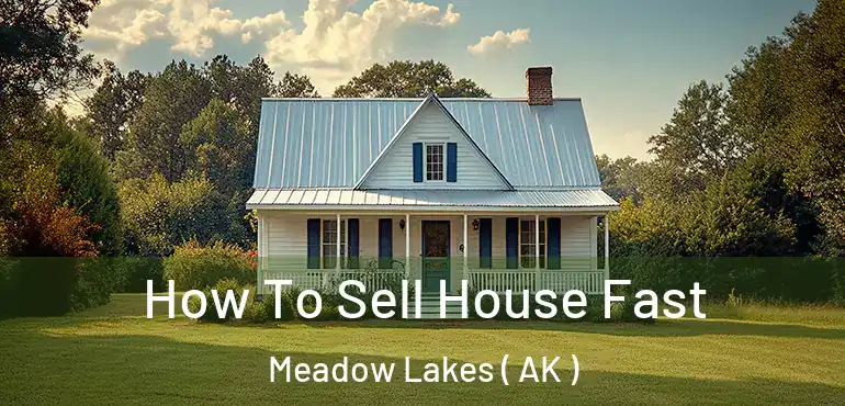  How To Sell House Fast Meadow Lakes ( AK )