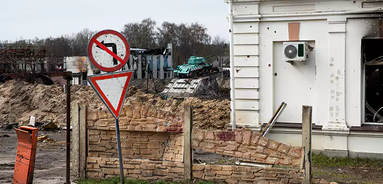 Partial or Full Foundation Collapse in Fairbanks, AK