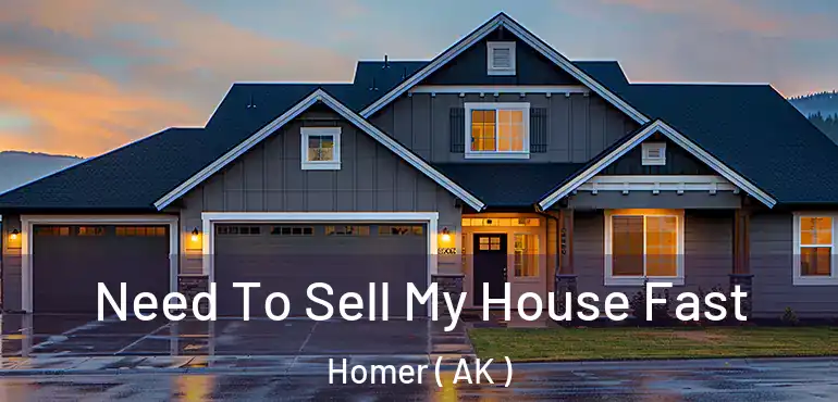 Need To Sell My House Fast Homer ( AK )
