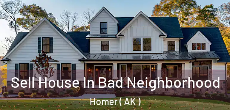  Sell House In Bad Neighborhood Homer ( AK )