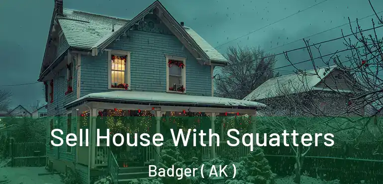  Sell House With Squatters Badger ( AK )