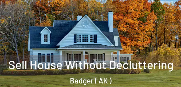 Sell House Without Decluttering Badger ( AK )