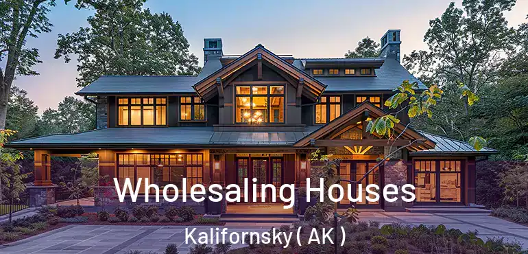 Wholesaling Houses Kalifornsky ( AK )